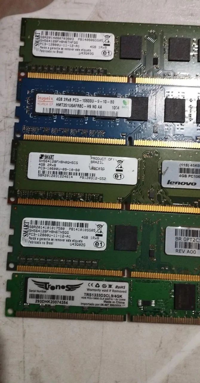 Lote de memórias DDR3 4GB PC - Foto 2