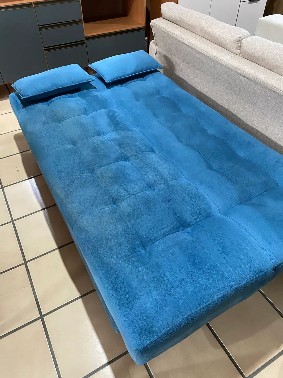 Sofá cama azul  - Foto 5