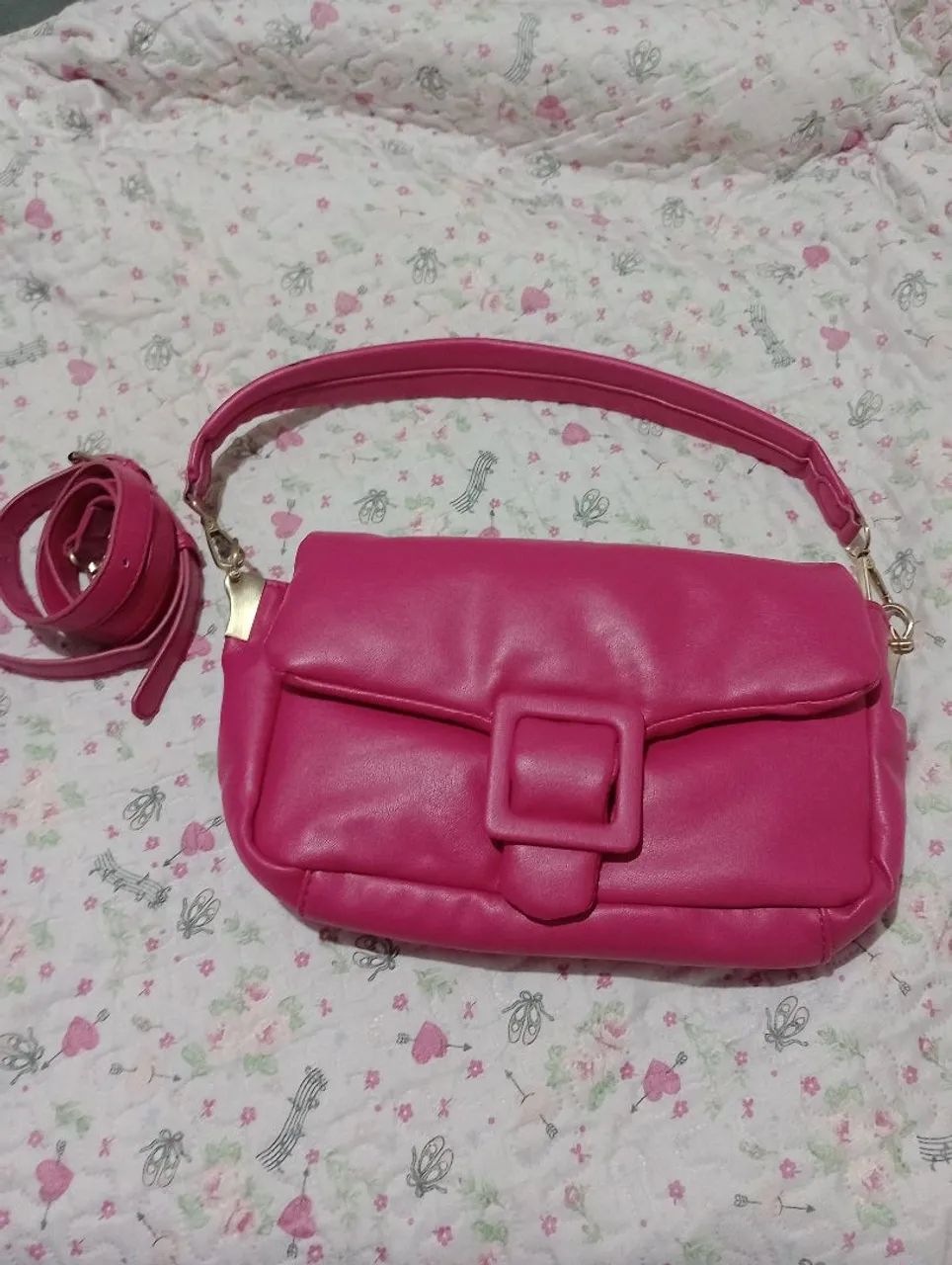 BOLSA PINK BAQUETE