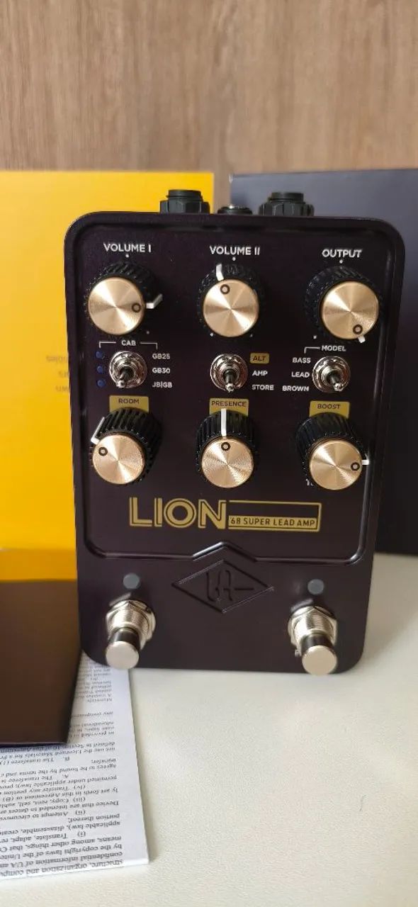 Pedal UAD Lion em estado de zero! - Foto 3