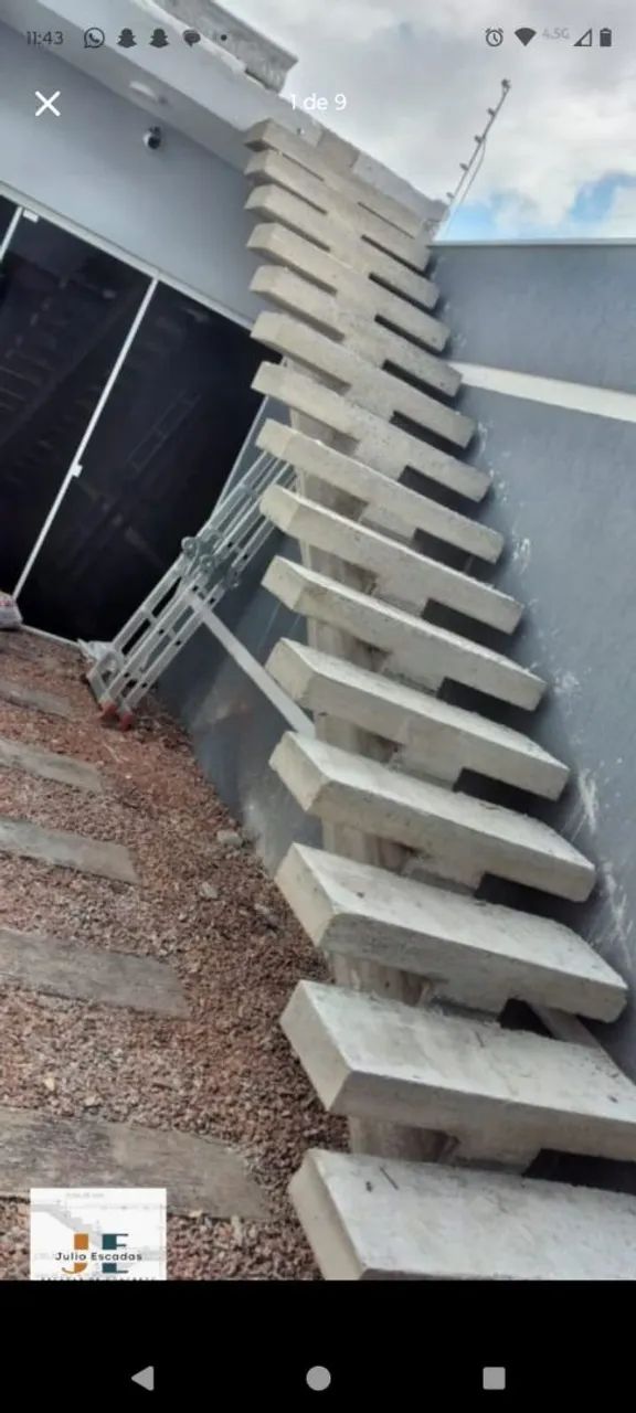 Escadas de concreto 