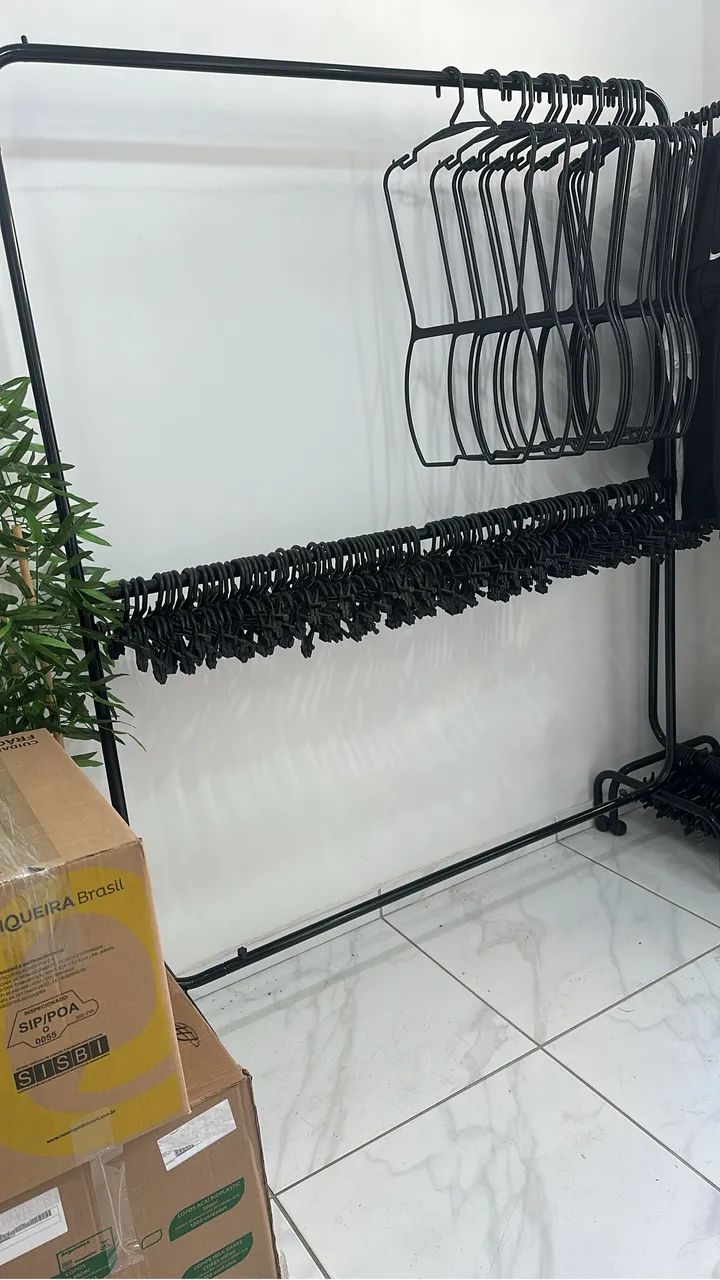 Cabides presilha preto - Foto 2