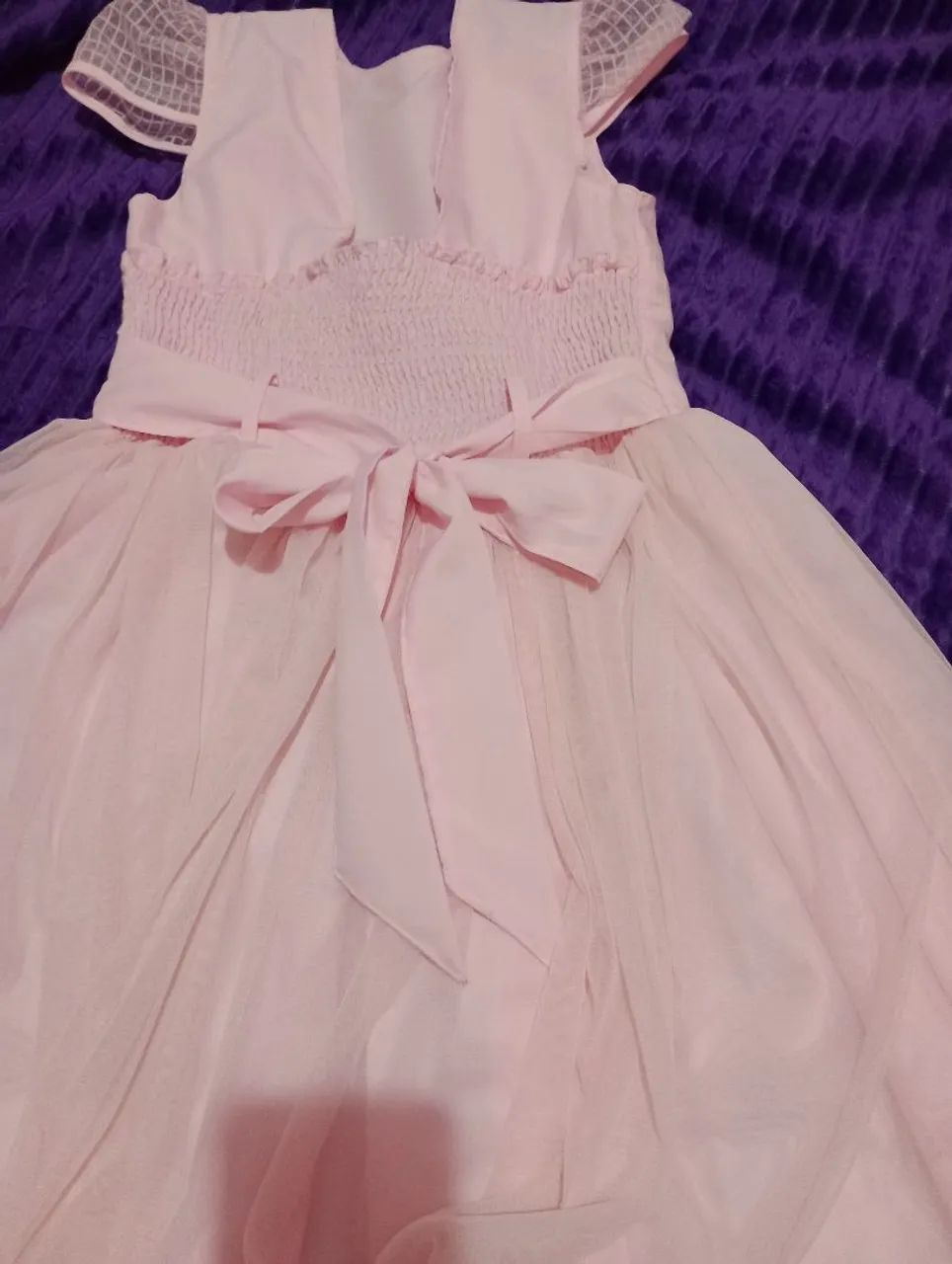 Vestido infantil Rosa  - Foto 4