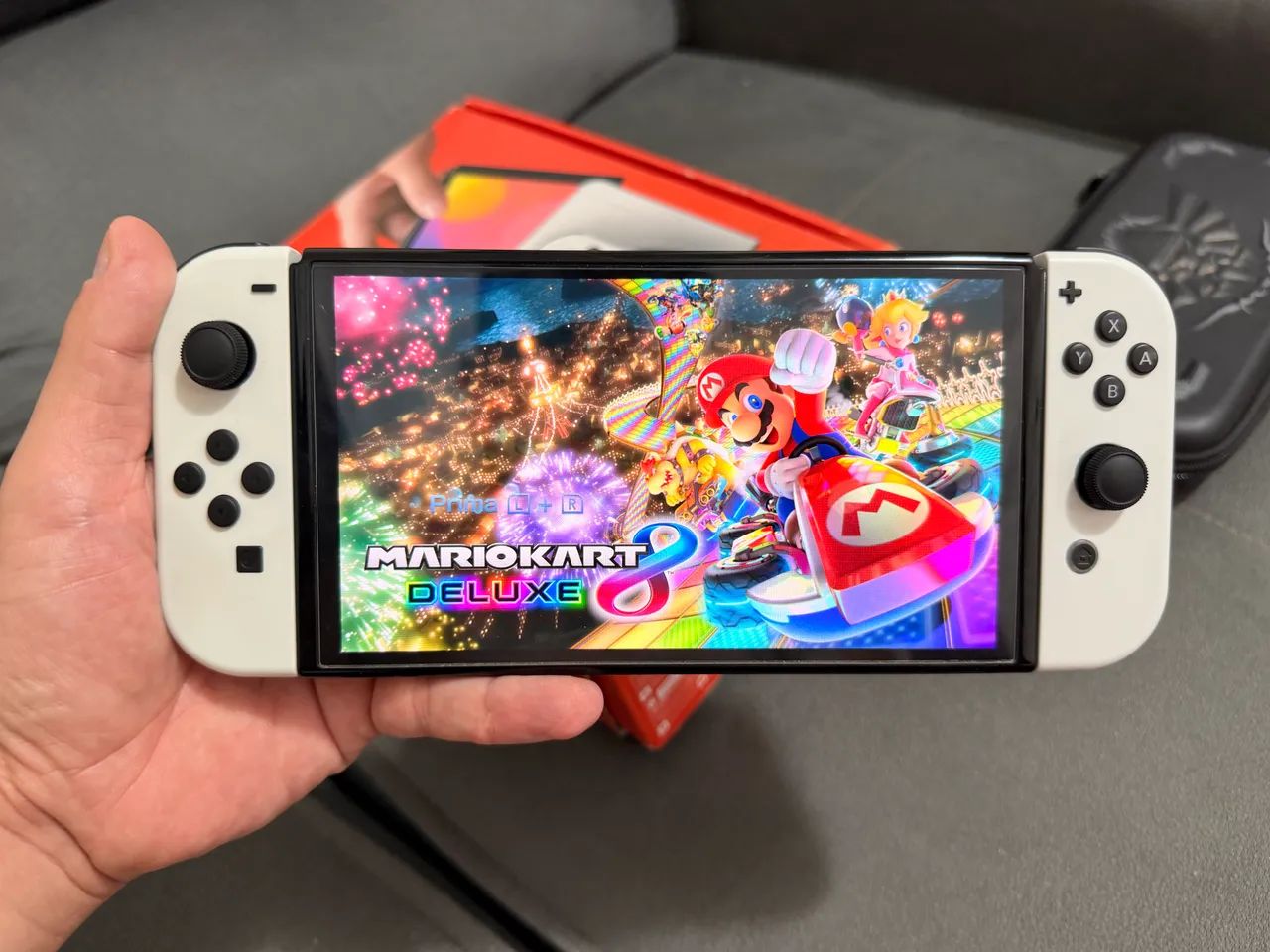 Switch Oled desbloqueado 128gb - Foto 2