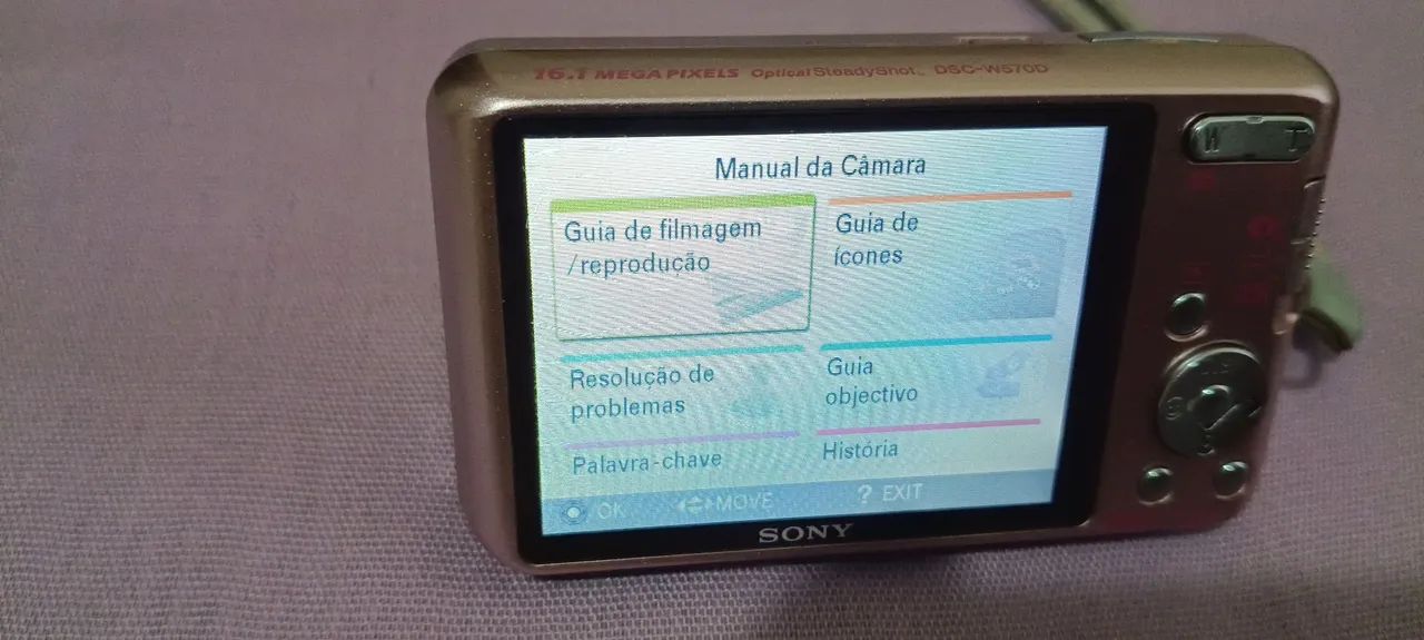 Câmera Sony Rosa Brilhos FotosFilma  - Foto 4