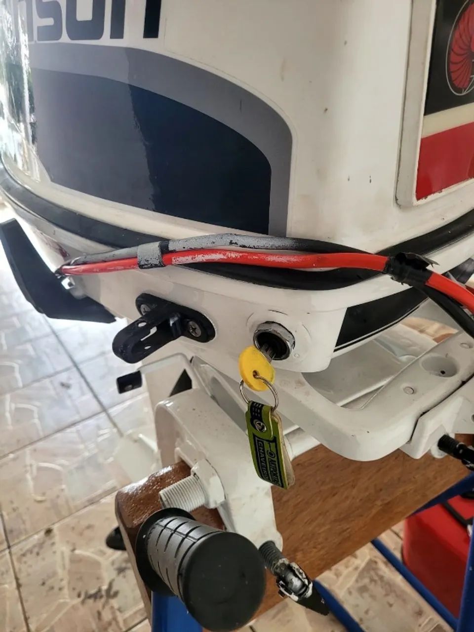 Motor Popa Jhonson 30 hp partida eletrica