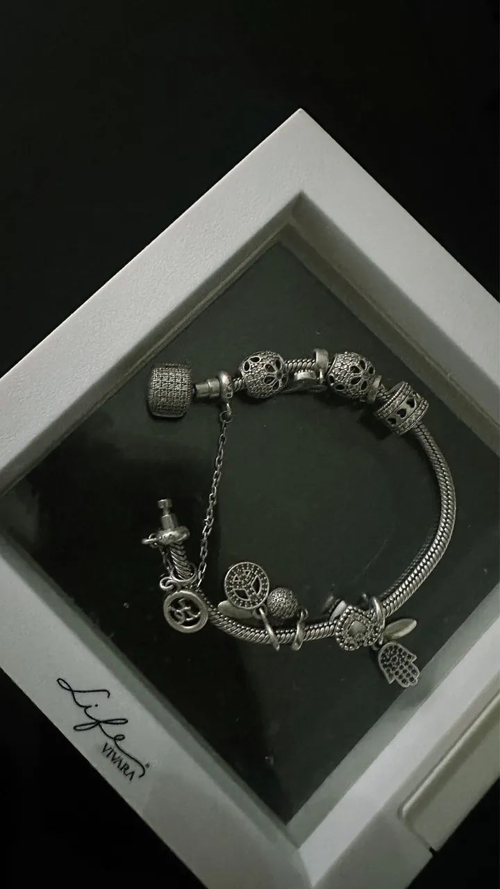 Pulseira Life By Vivara Prata 925 Original - Foto 3