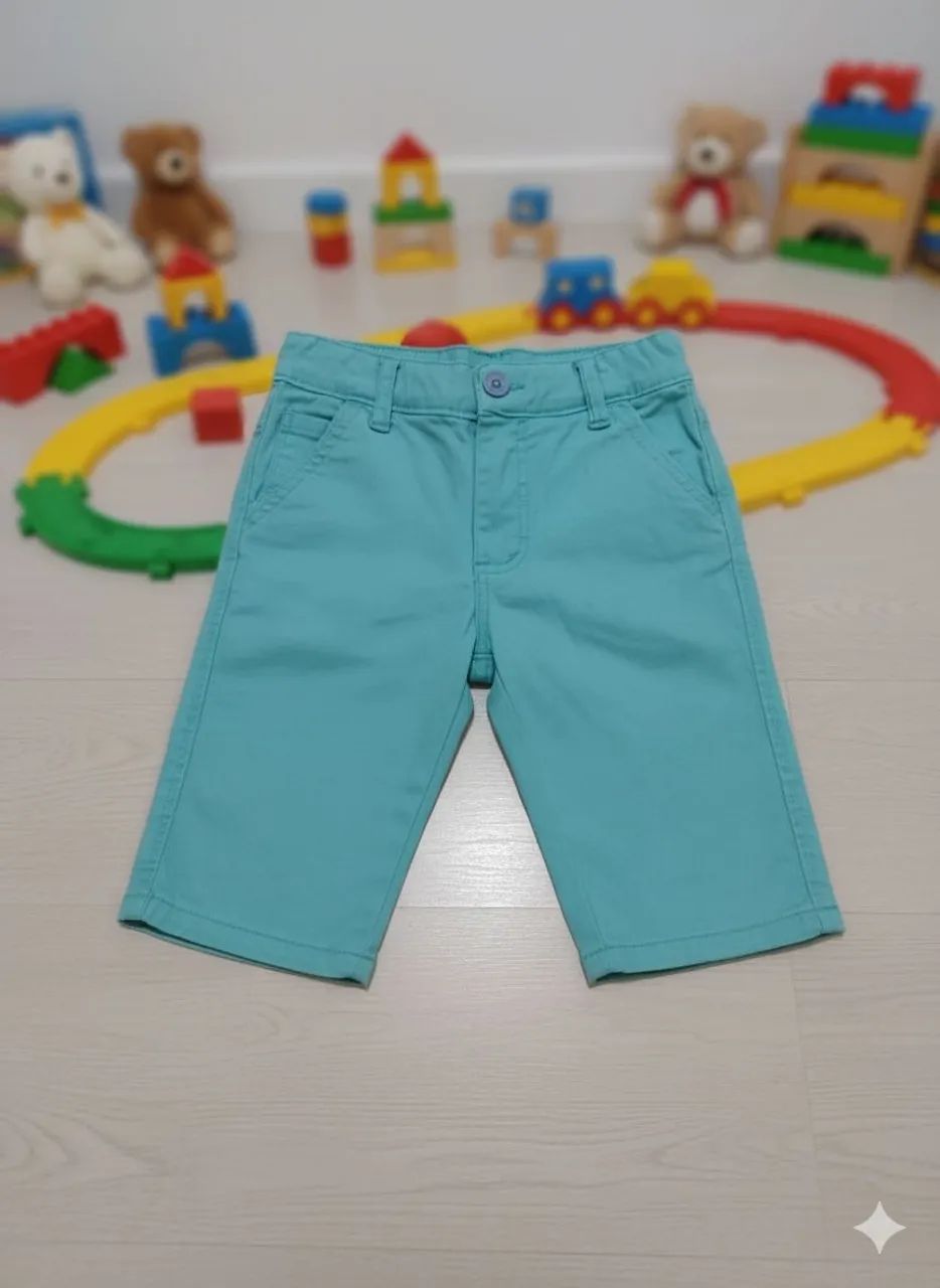 Bermuda infantil menino tamanho 6