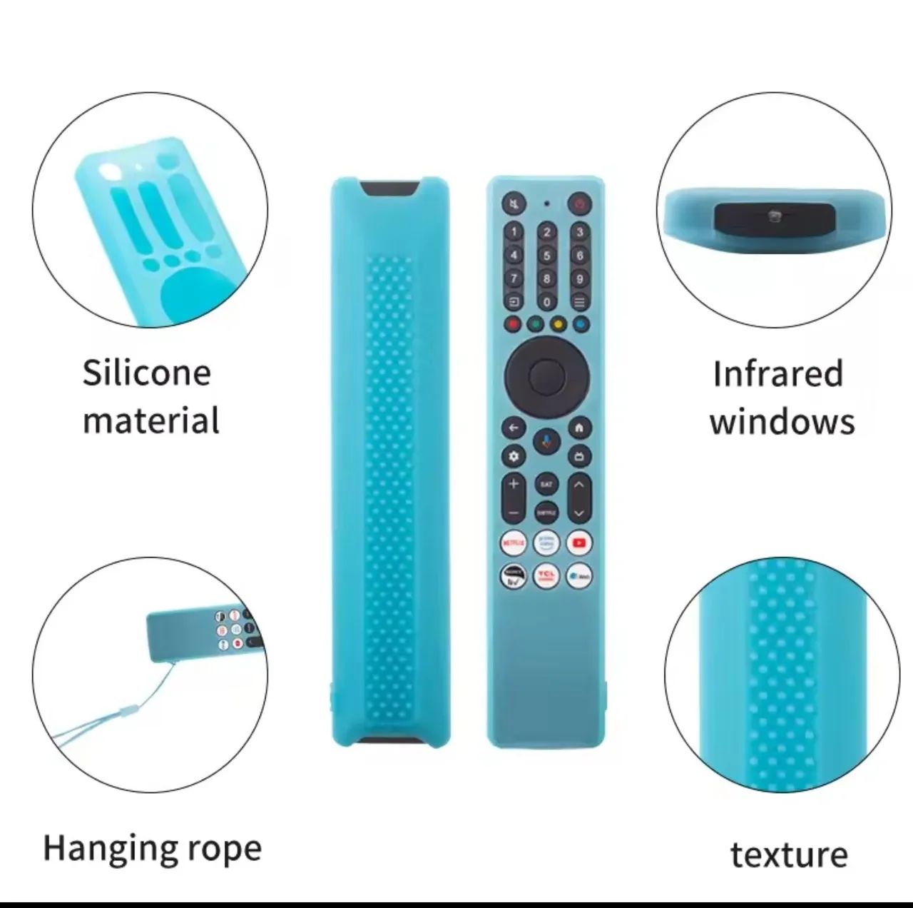 Capa para controle TCL RC 833a