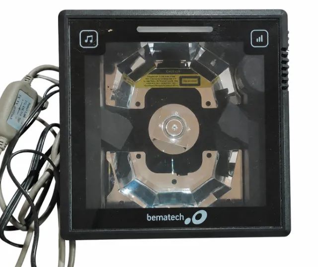 Leitor Fixo De Código De Barras Bematech Áquila S-3200 - Completo Com Cabos