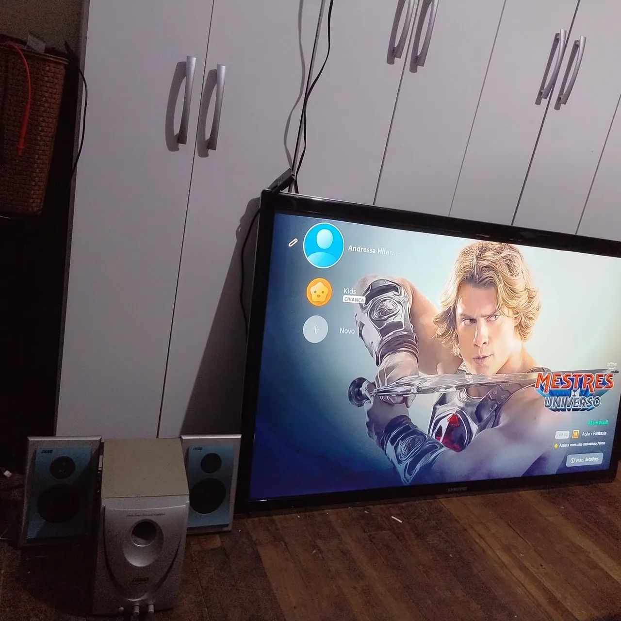 TV SAMSUNG SMART 55 POLEGADAS FULL HD VAI COM CAIXA FE SOM - Foto 2