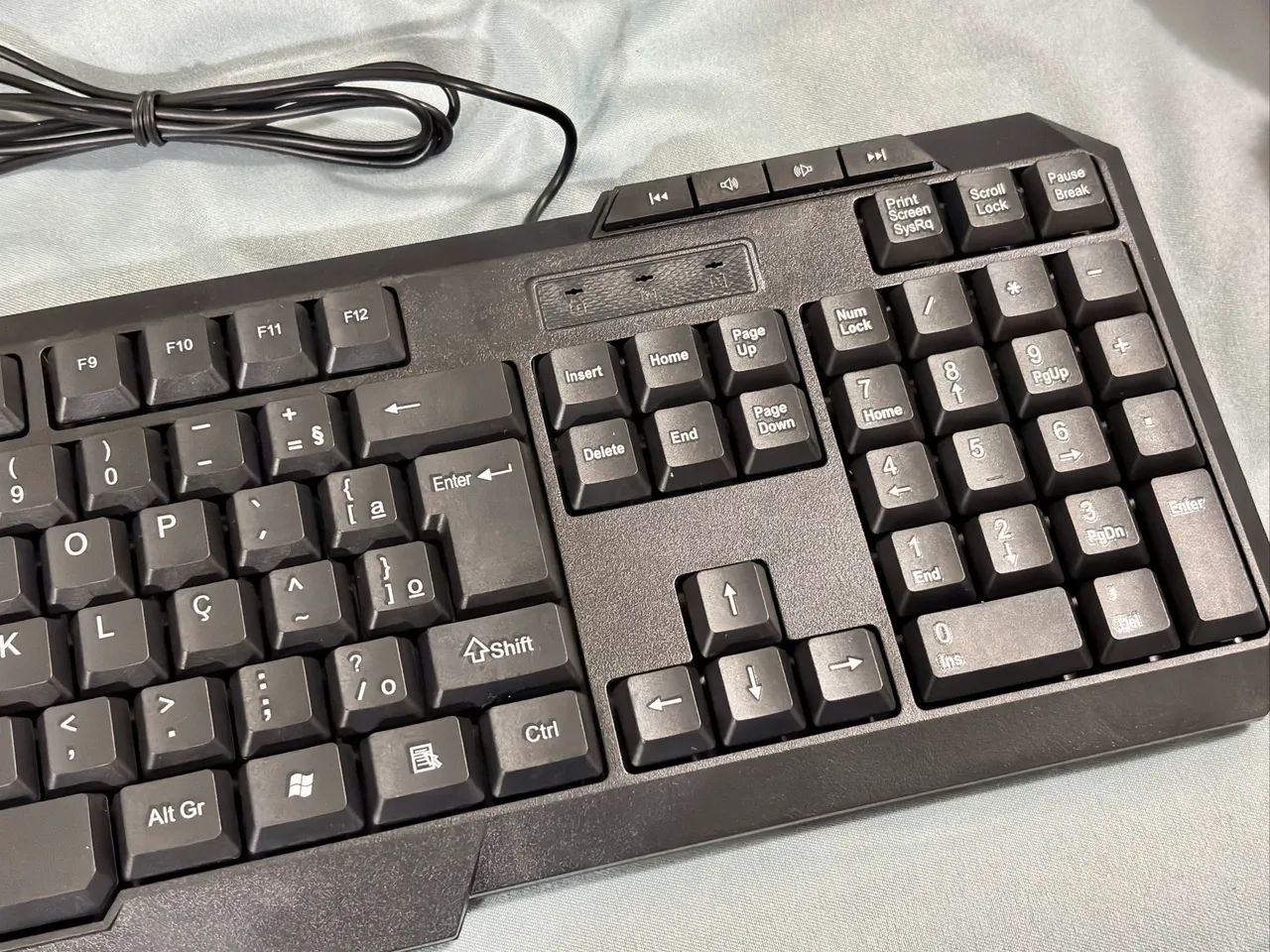 Teclado multimídia Multilaser USB Preto - TC206 - Foto 5