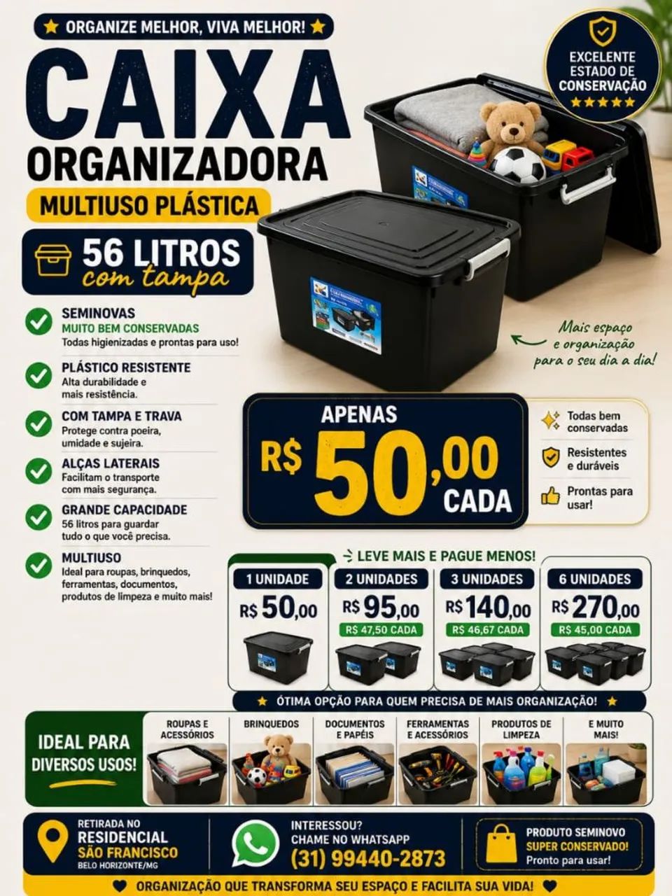 Caixa Organizadora 