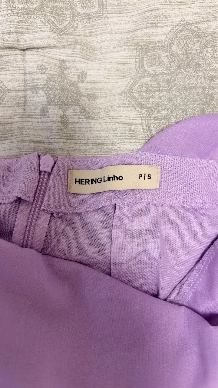 Vestido Hering Linho | lilás - Foto 3
