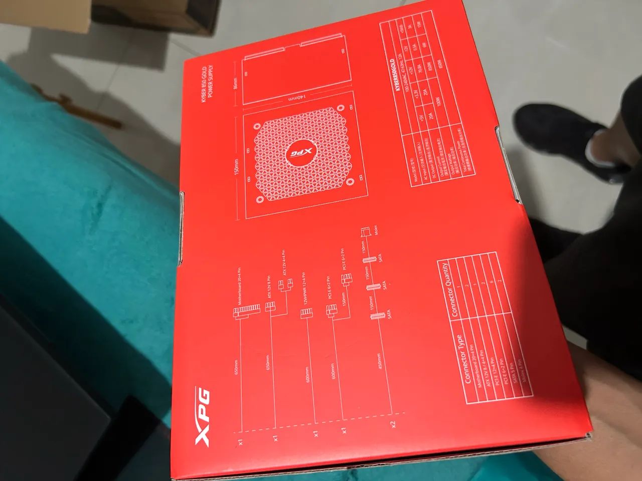 Fonte 850w xpg  - Foto 2