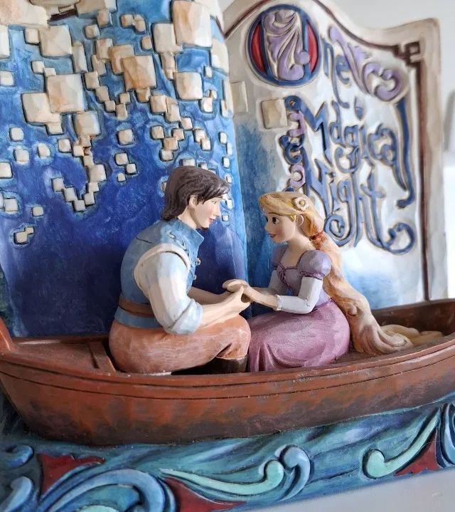 estátua disney rapunzel jim shore - Foto 3