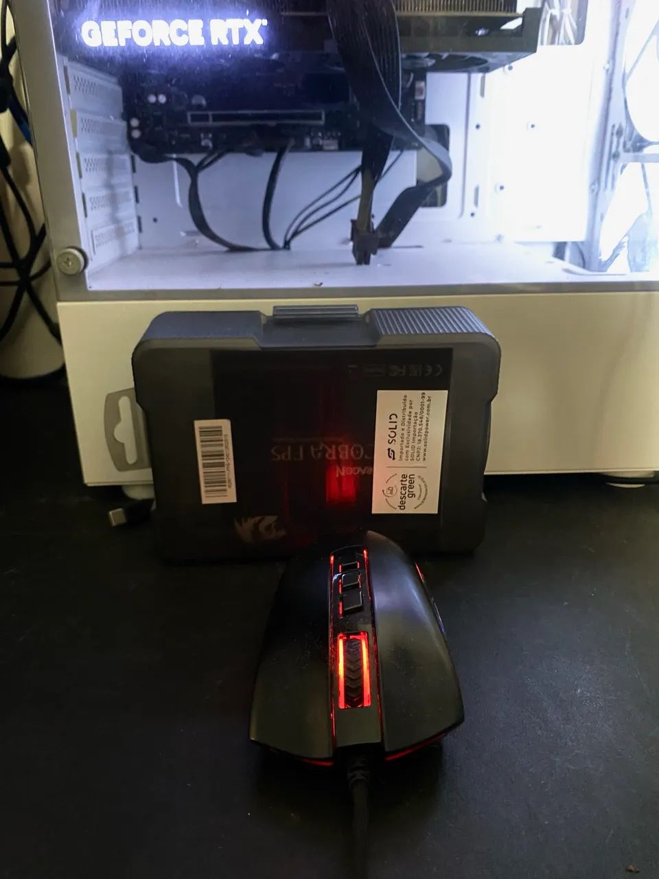 Redragon Cobra FPS M711-FPS Original + Caixa + Manual