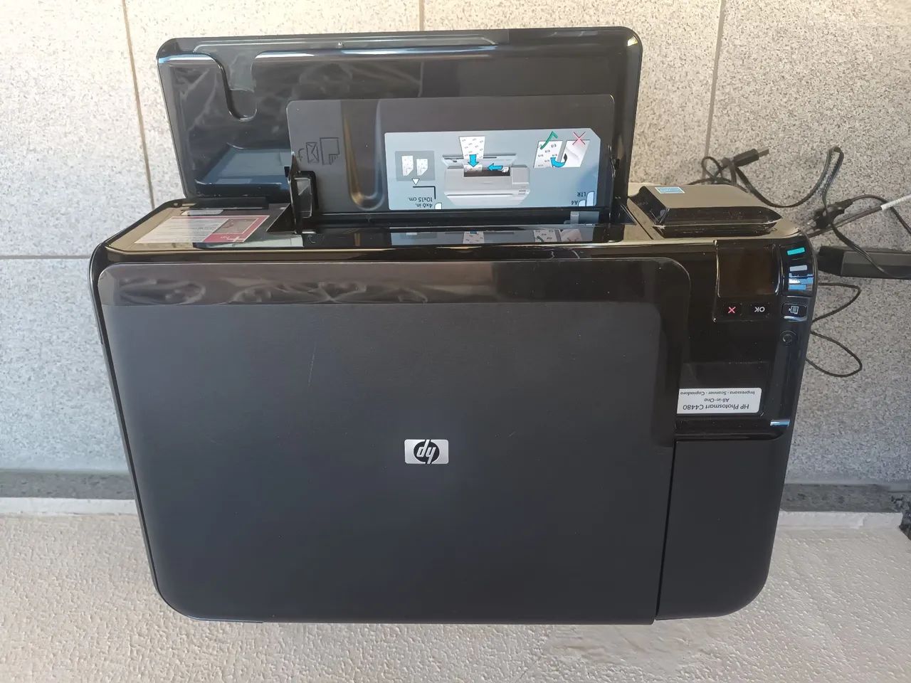 Impressora Multifuncional HP C4480 preta - Foto 3