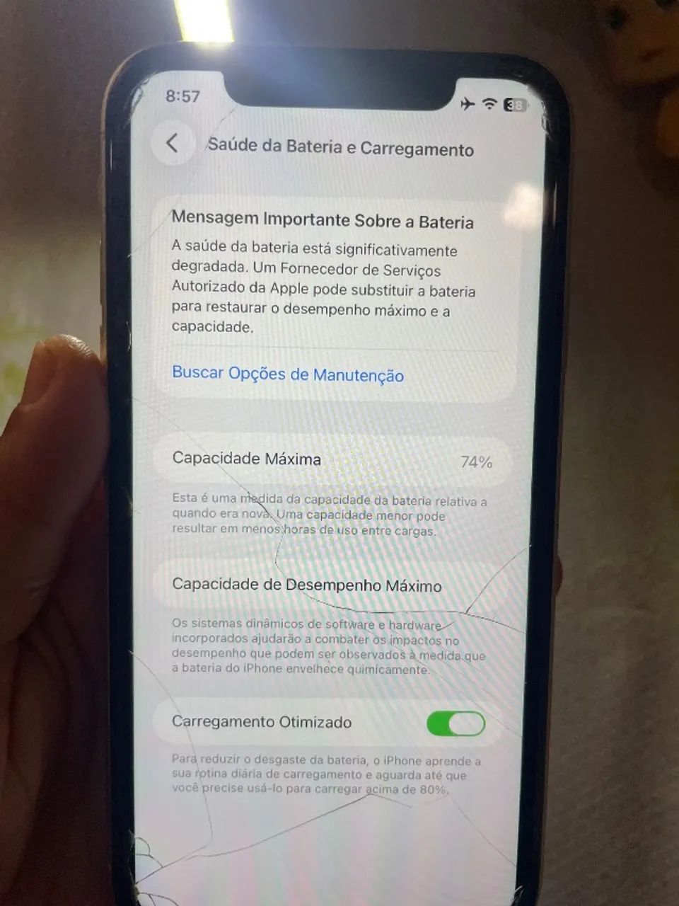 iPhone 11 branco usado 64 g - Foto 2
