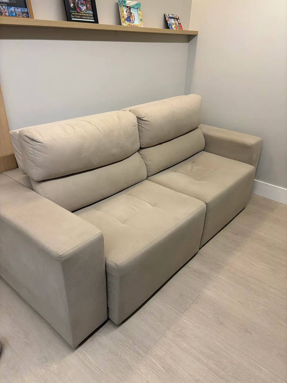 Sofa 3 lugares retratil 2.2m - Foto 2
