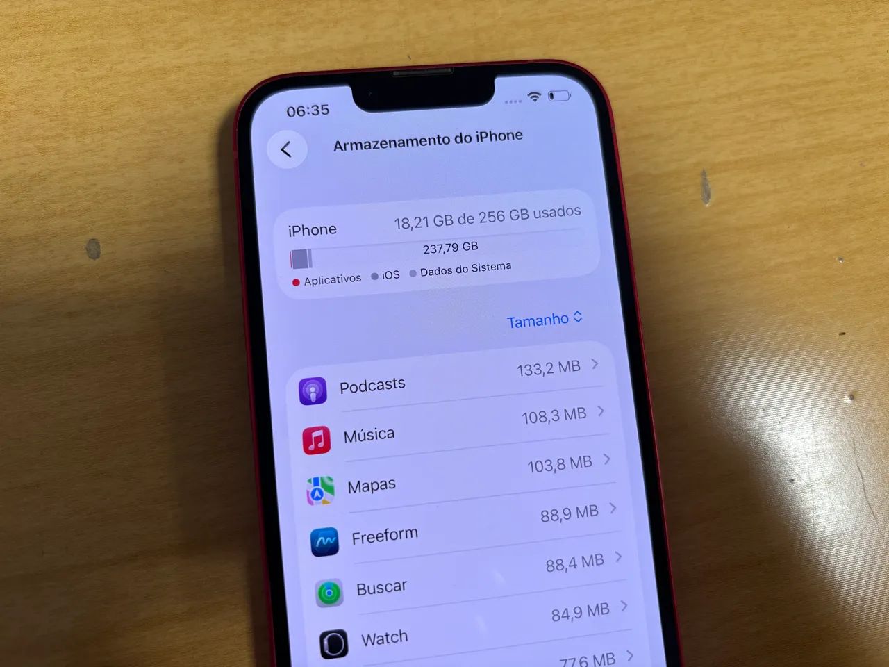 iPhone 13 256gb - product red com caixa - Foto 3