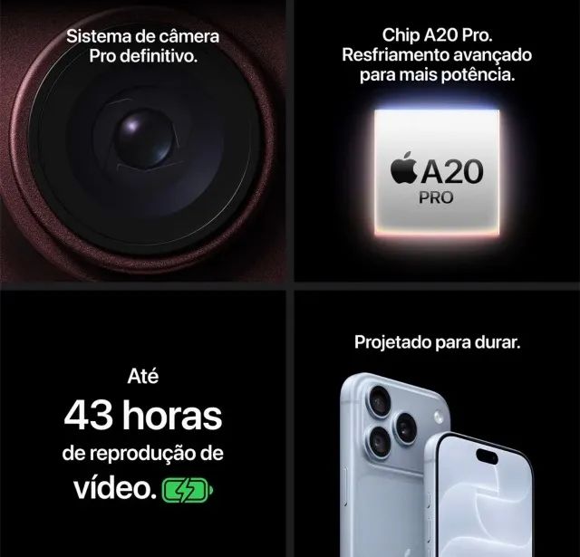 iPhone 18 pro Max Bordô 256g - Foto 3