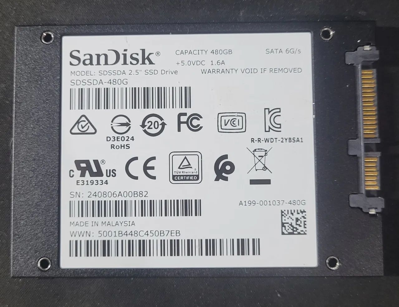 SSD SanDisk 480Gb - Foto 2