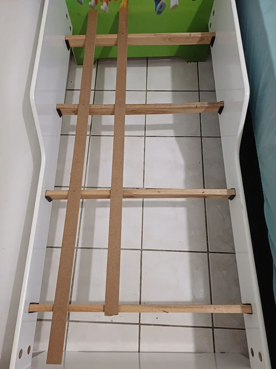Mini Cama Patrulha Canina com colchão  - Foto 4