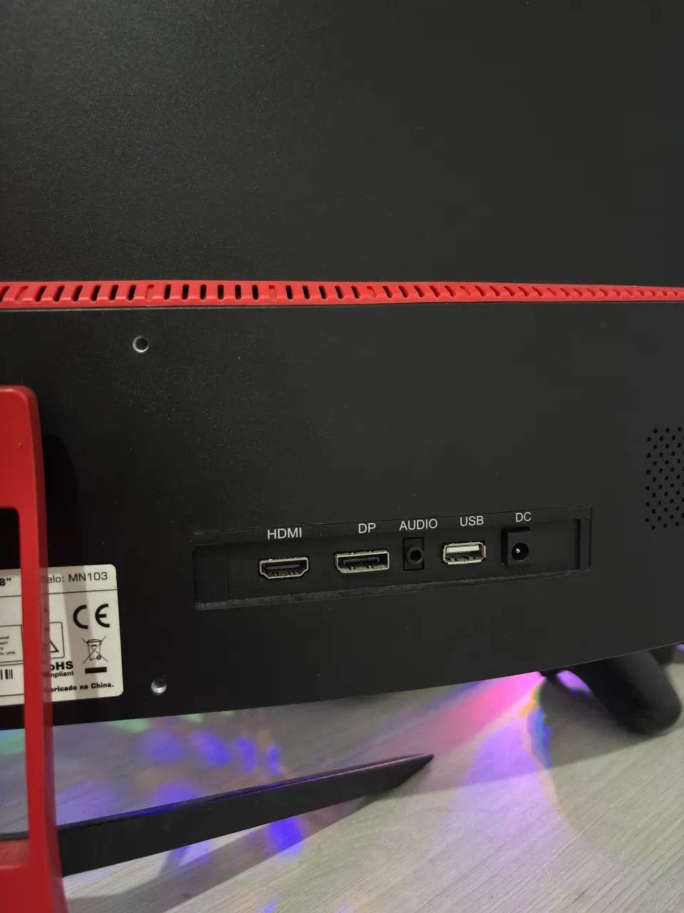 Monitor Gamer Warrior MN103 - COM DEFEITO - Foto 4