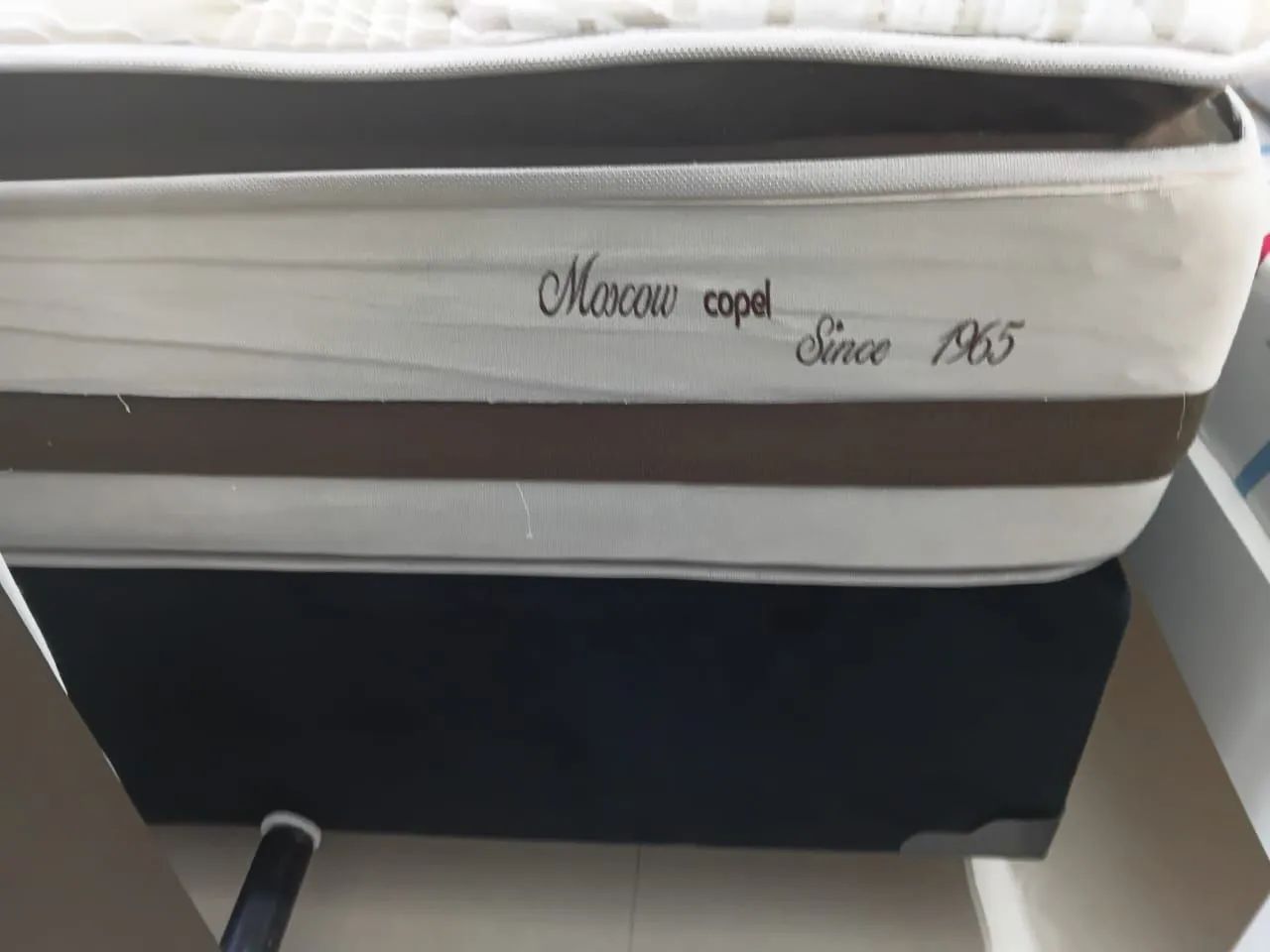 CAMA BOX CASAL + COLCHÃO COPEL MOLA ENSACADA 