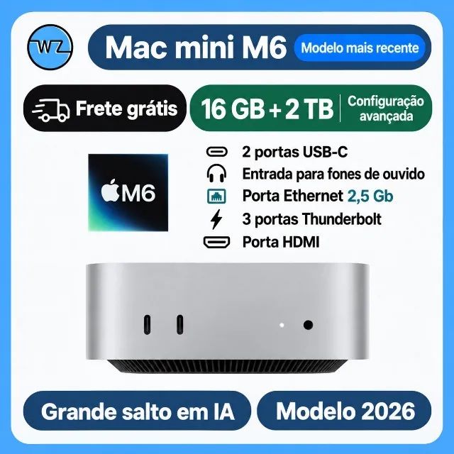 Mac mini M6 | 16GB RAM | SSD 2TB