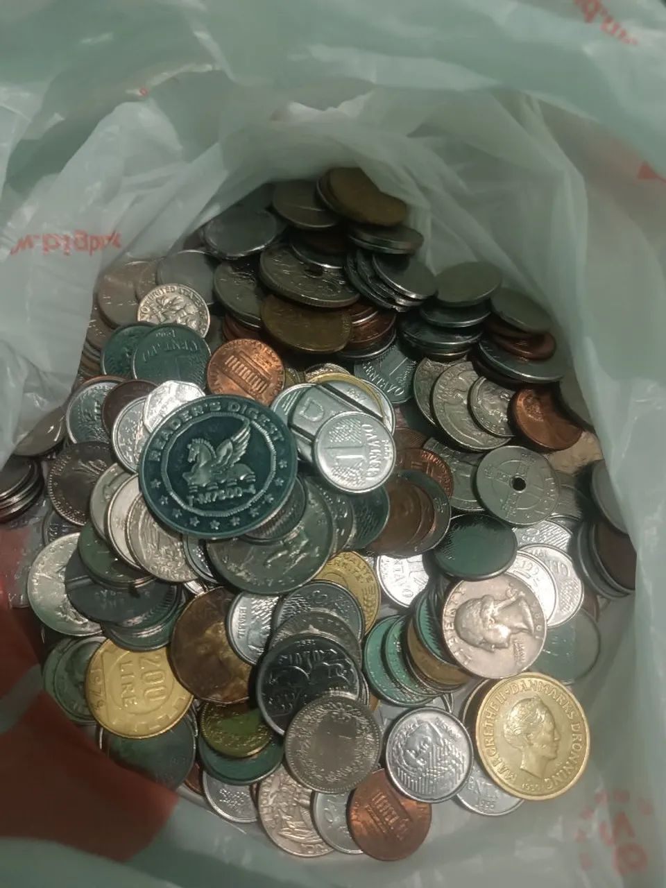 Moedas antigas lote