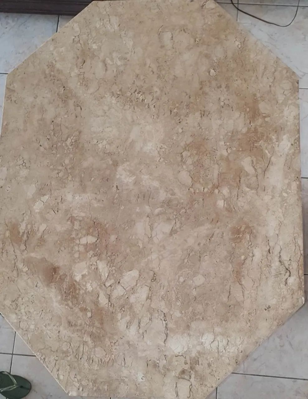 Mesa De Jantar de Mármore Natural + 2 Cadeiras - Foto 3