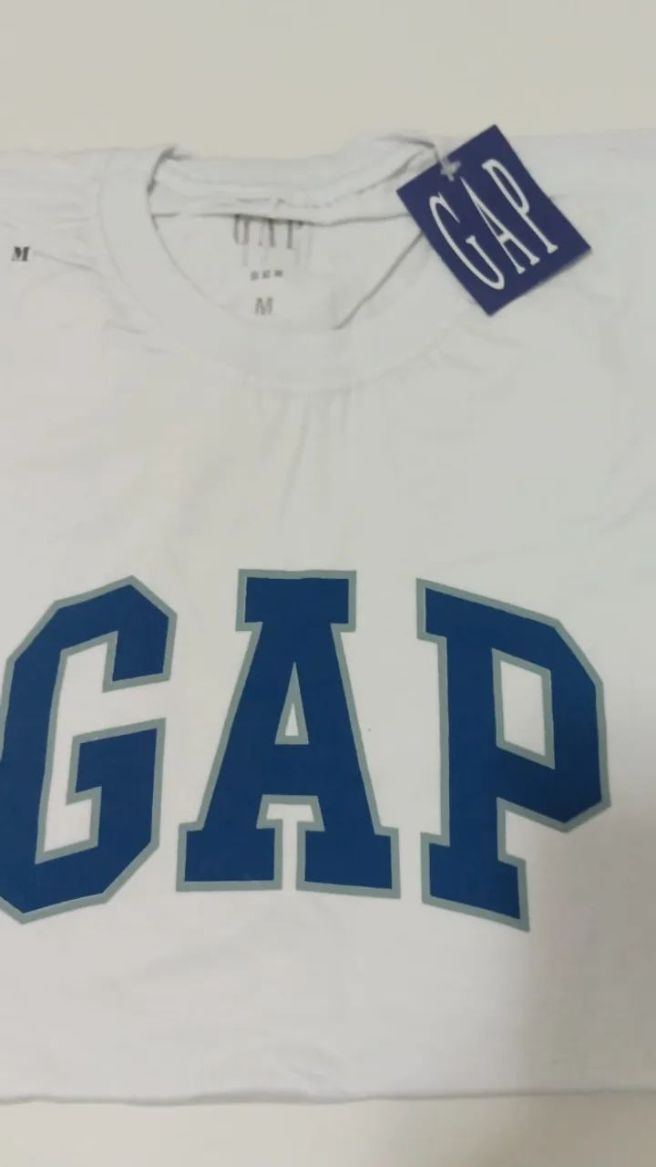 camiseta Gap branca m wpp:43. *