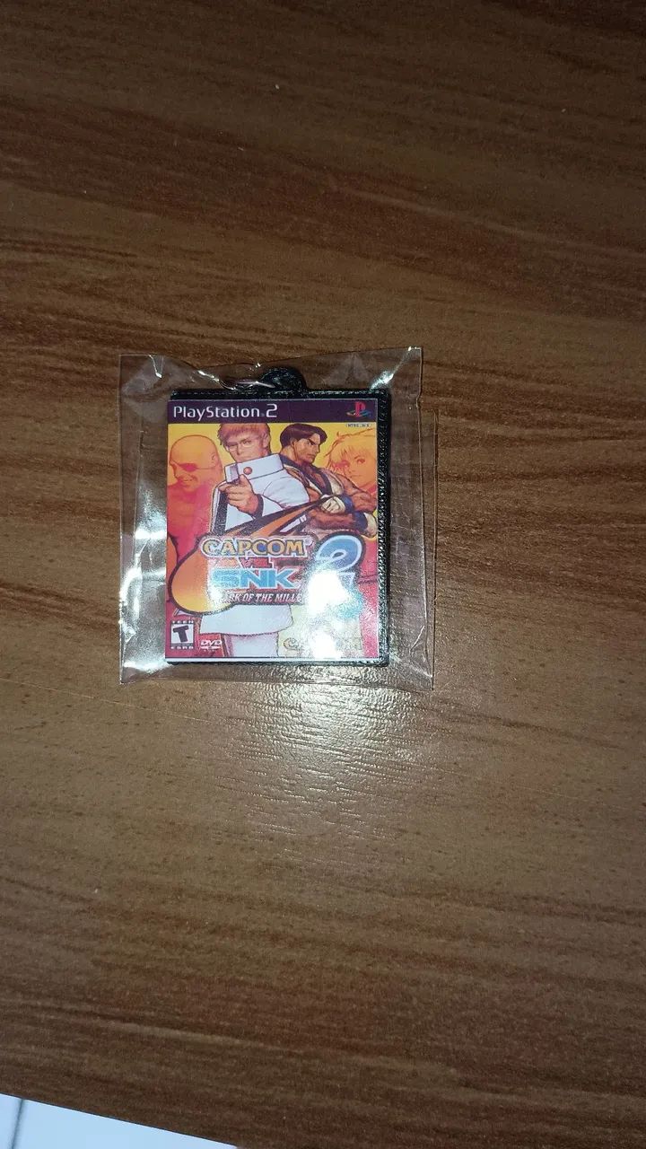 Chaveiro de PS2 Fight Games