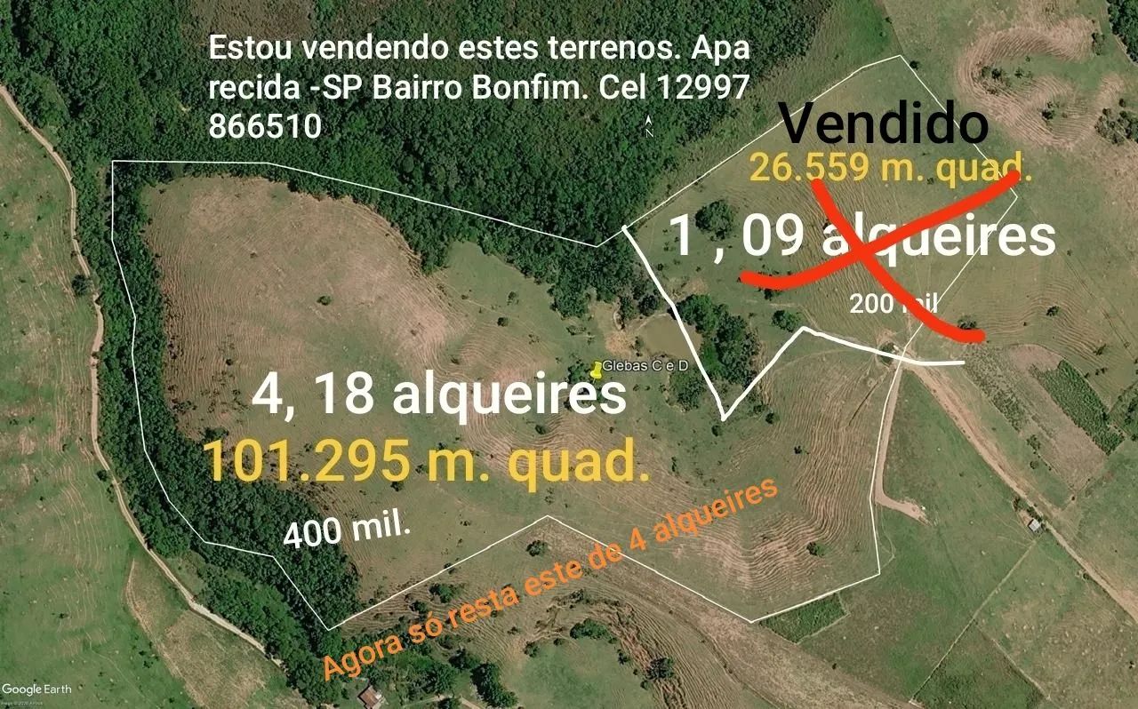 Terreno na zona rural 