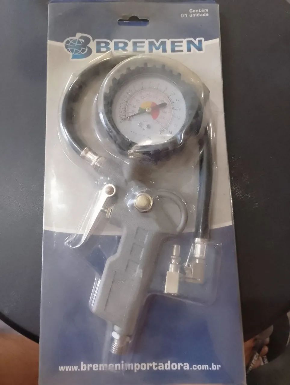 Calibrador analógico com bico aro 22 PSI cabo POL - Foto 5