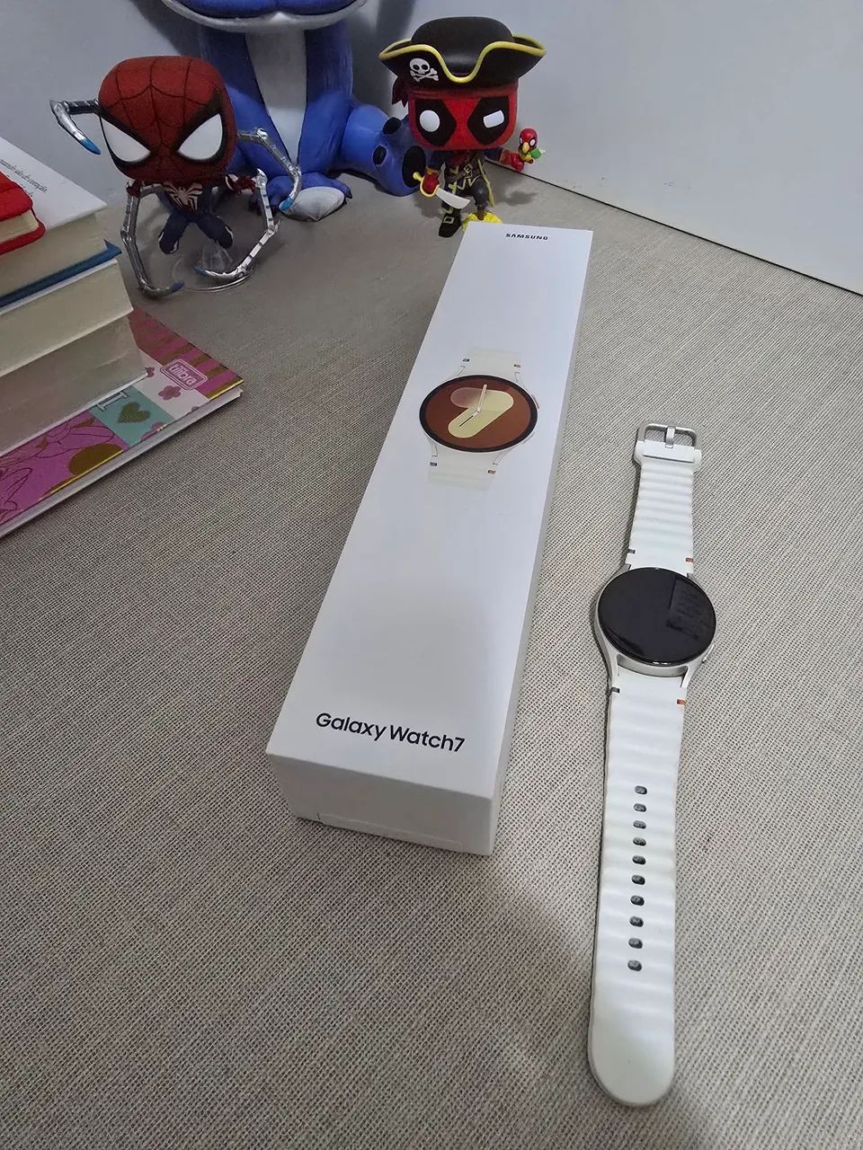 Relógio Samsung Galaxy Watch 7 (40mm, Branco) - Completo - Foto 2