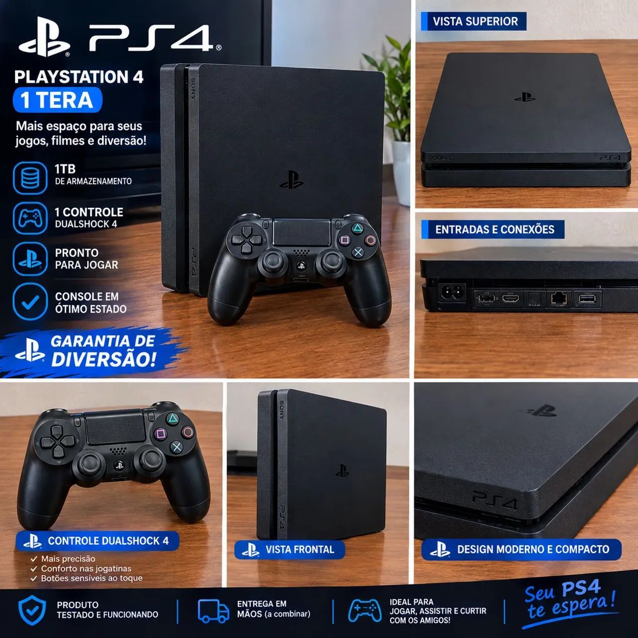 PLAYSTATION 4 SLIM 1 TB