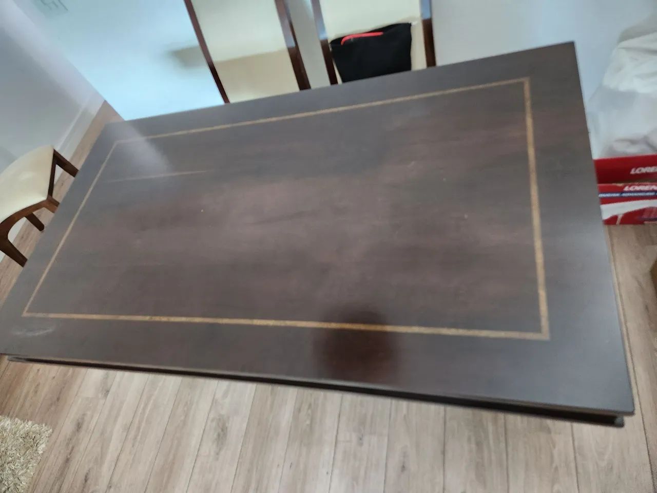 Mesa de jantar de mogno  - Foto 3