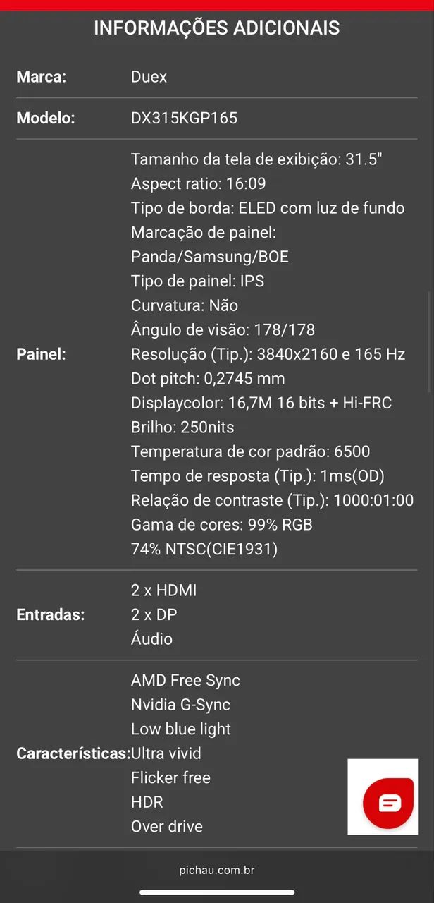 Monitor 4k 32 polegadas! Tenho a caixa original. - Foto 2