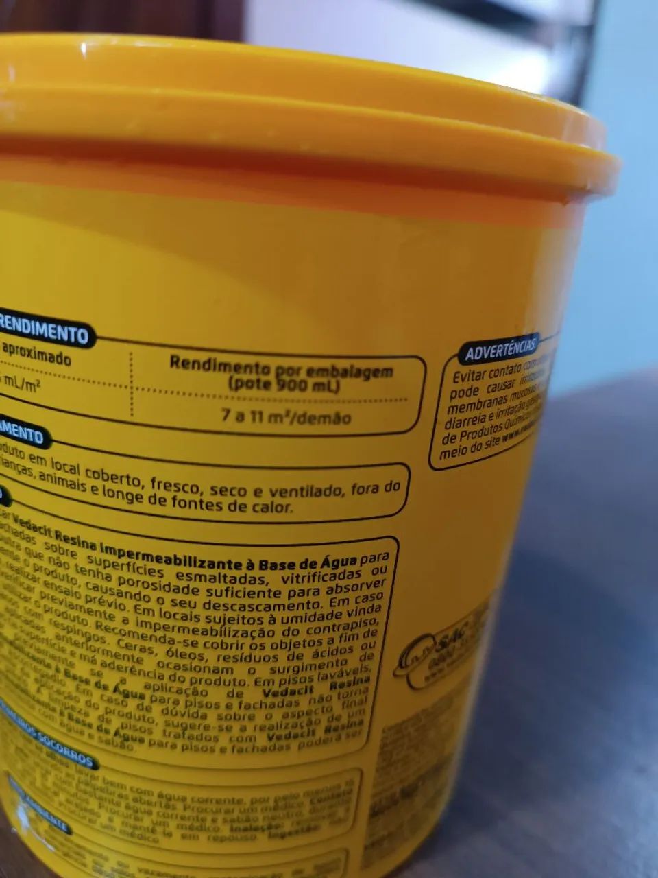 Resina impermeabilizante Vedacit 900 ml base água  - Foto 2