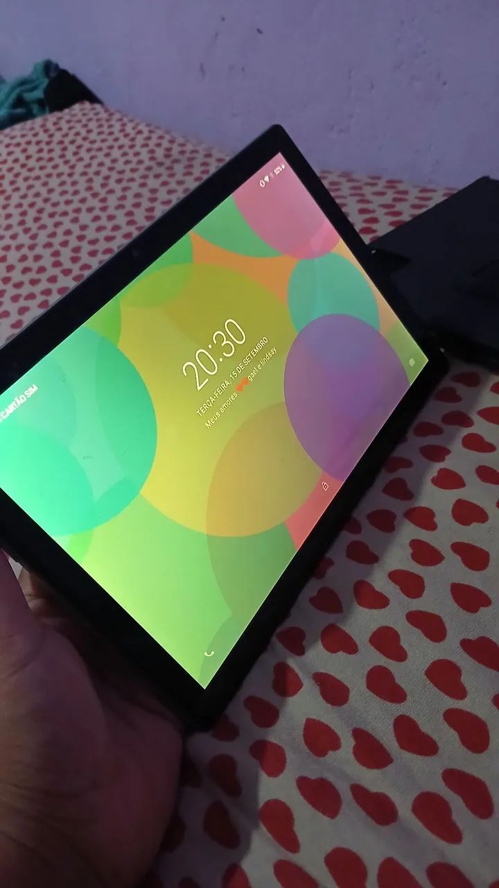 Tablet pc pro12, na caixa com mini teclado, capa e carregador.  - Foto 2
