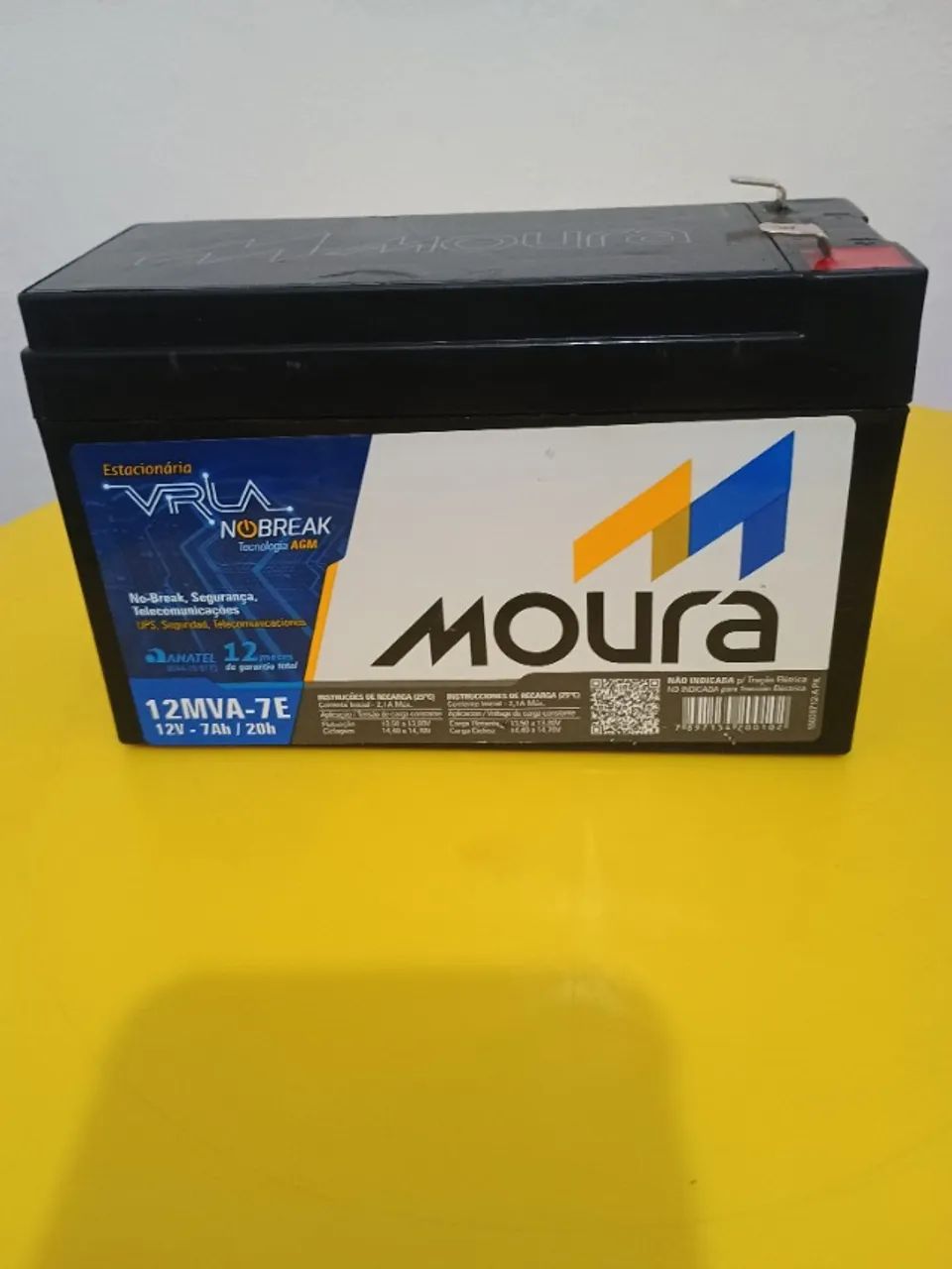  Bateria Moura Nobreak 12V 7Ah 12MVA-7E - Foto 2