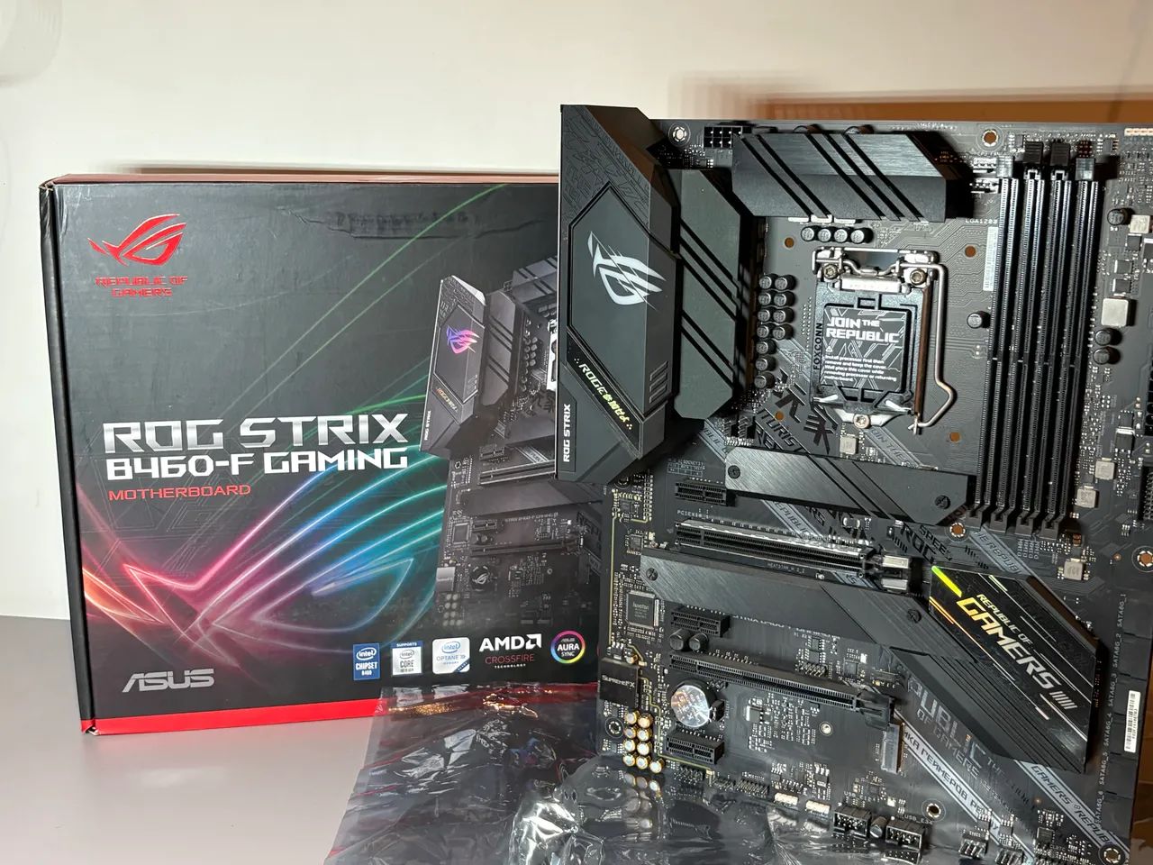 placa mãe asus rog strix b460-f gaming