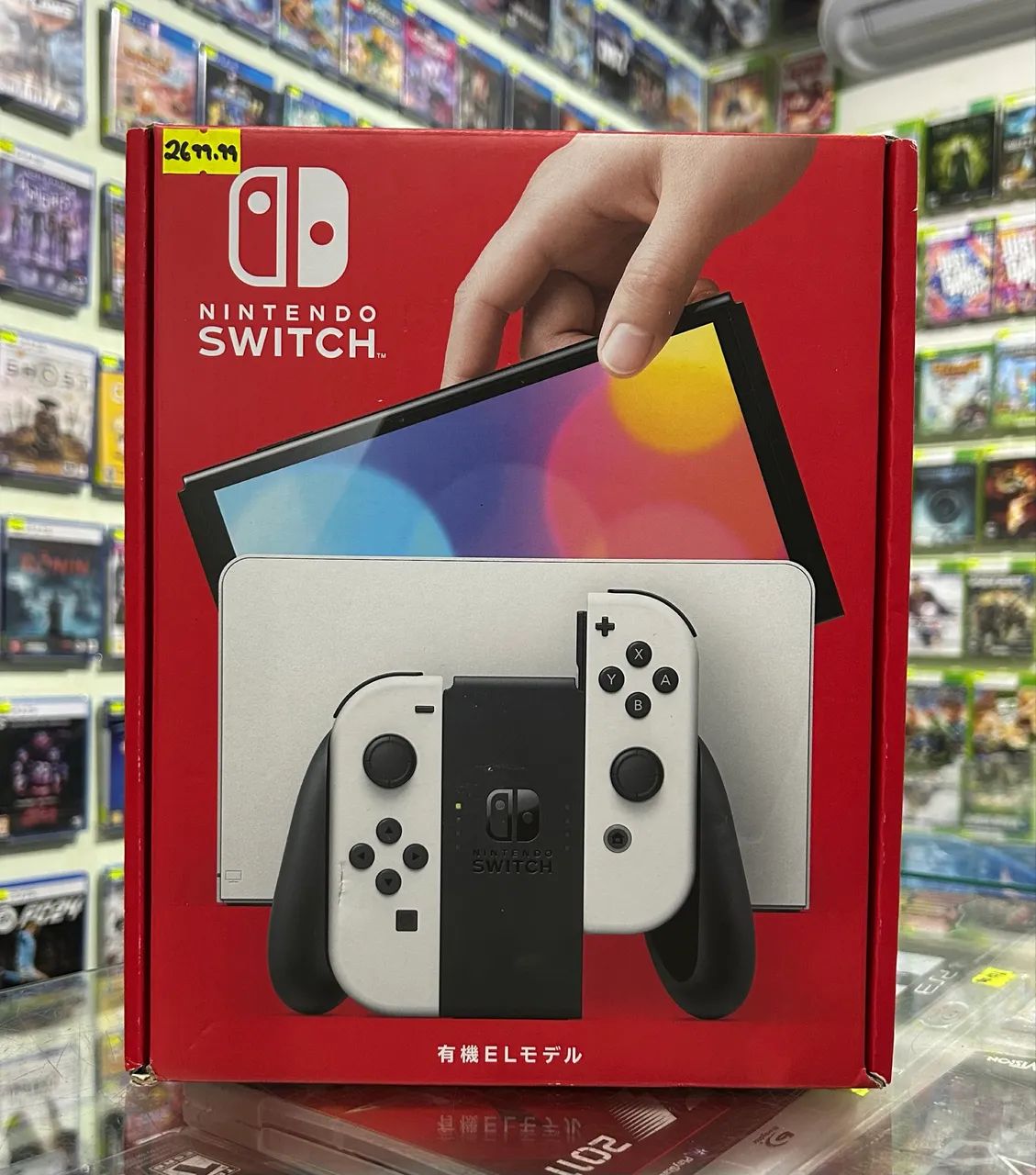 Nintendo Switch Oled 64GB Branco Novo Lacrado 