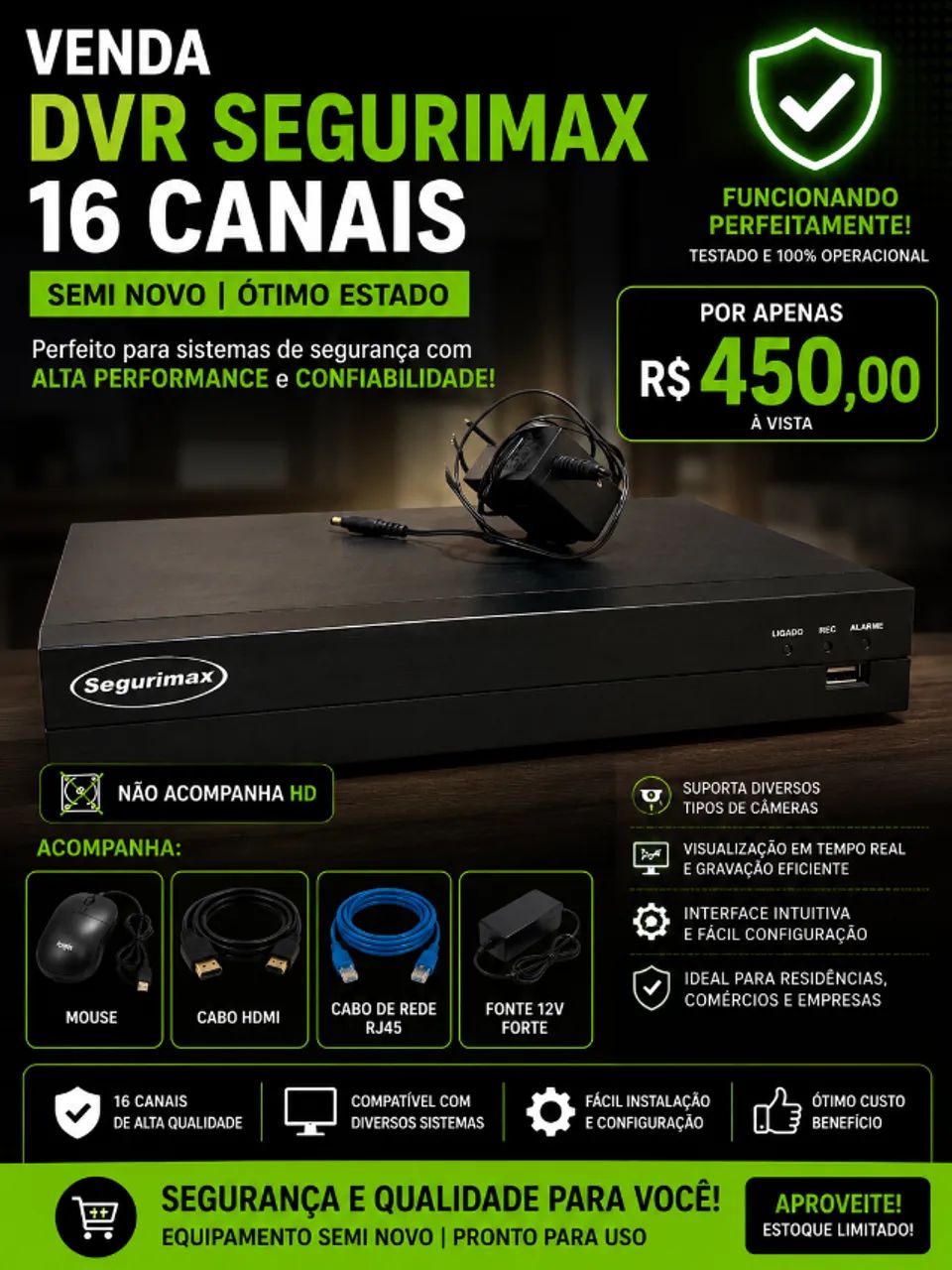 DVR segurimax 