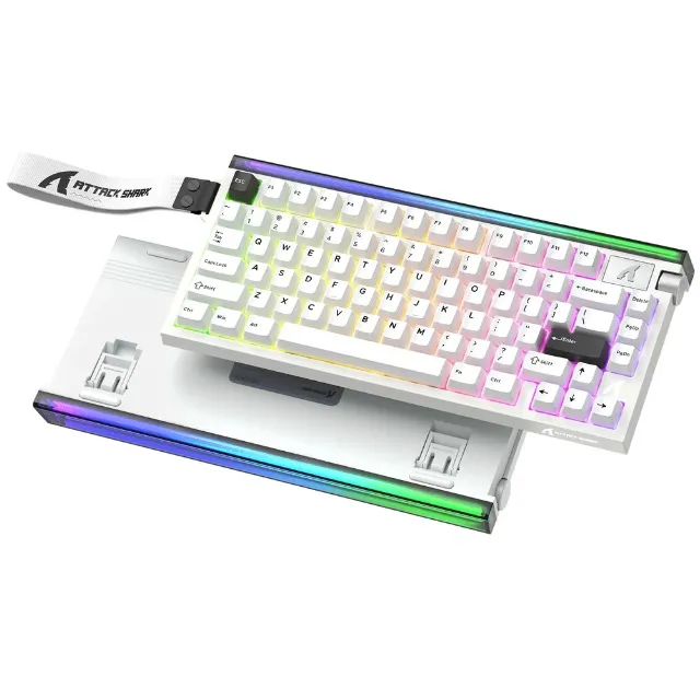 Teclado ATTACK SHARK R85 HE Rapid Trigger com Switch Magnético e Lightbox Personalizado