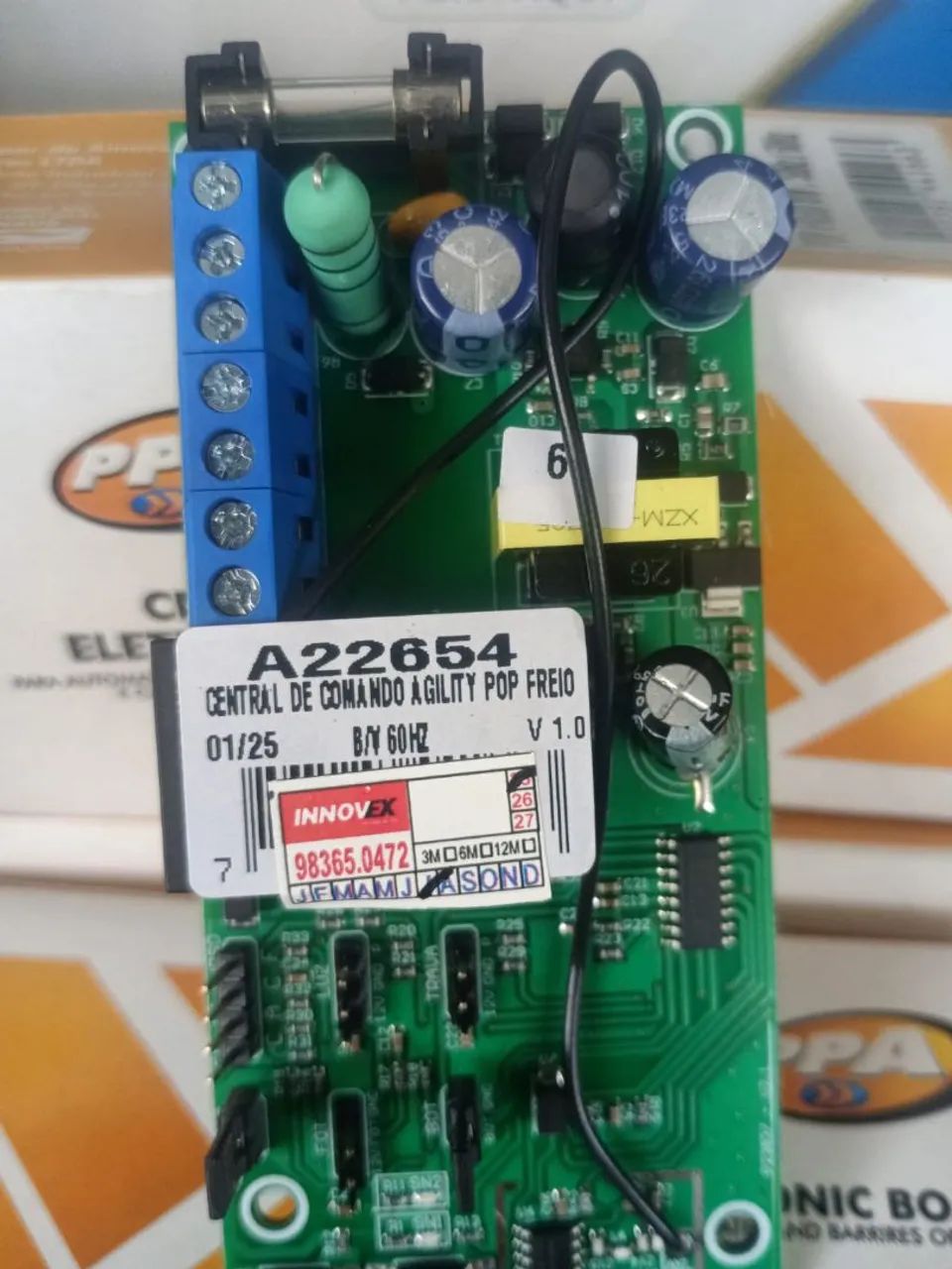 Placa Central PPA Original Agility Pop Freio A22654 para motor de