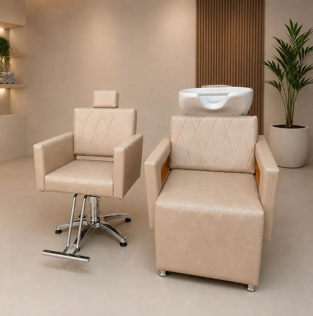 Kit Duo Elegance | Cadeira Classic + Lavatório Prestige - Foto 4